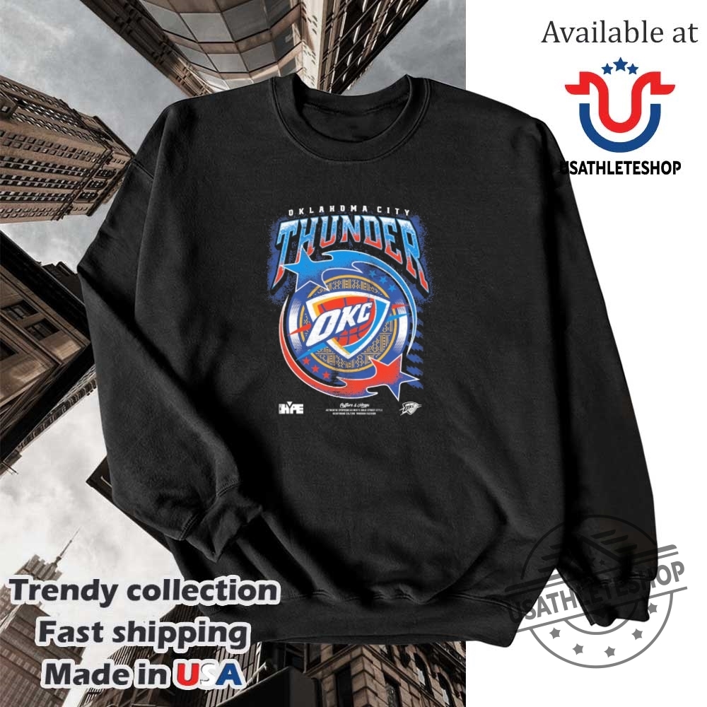 Oklahoma City Thunder Two Hype Drip Dime Collection Premium Tshirt 5 Oklahoma City Thunder Two Hype Drip & Dime Collection Premium T-Shirt
