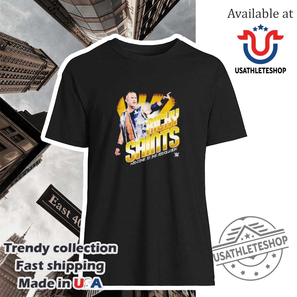 "Discover the Hottest New York Knicks Apparel: Top 5 Must-Have Shirts" 36 Ricky Saints Welcome To The Revolution Wrestler Wwe Flash Shirt