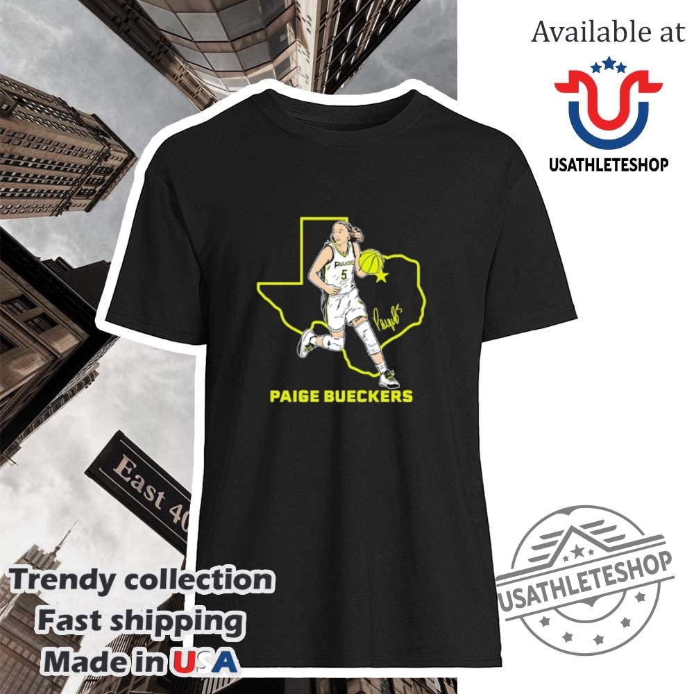 "Discover the Hottest New York Knicks Apparel: Top 5 Must-Have Shirts" 37 Paige Bueckers Dallas Wings State Star Pose Signature Shirt
