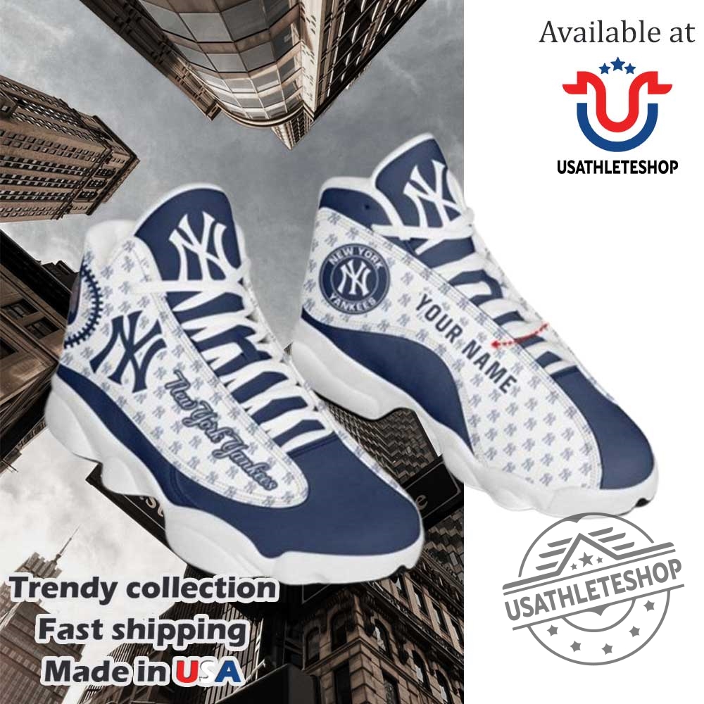 New York Yankees Mlb Baseball Air Jordan 13 Sneaker Shoes 3 New York Yankees Mlb Baseball Air Jordan 13 Sneaker Shoes