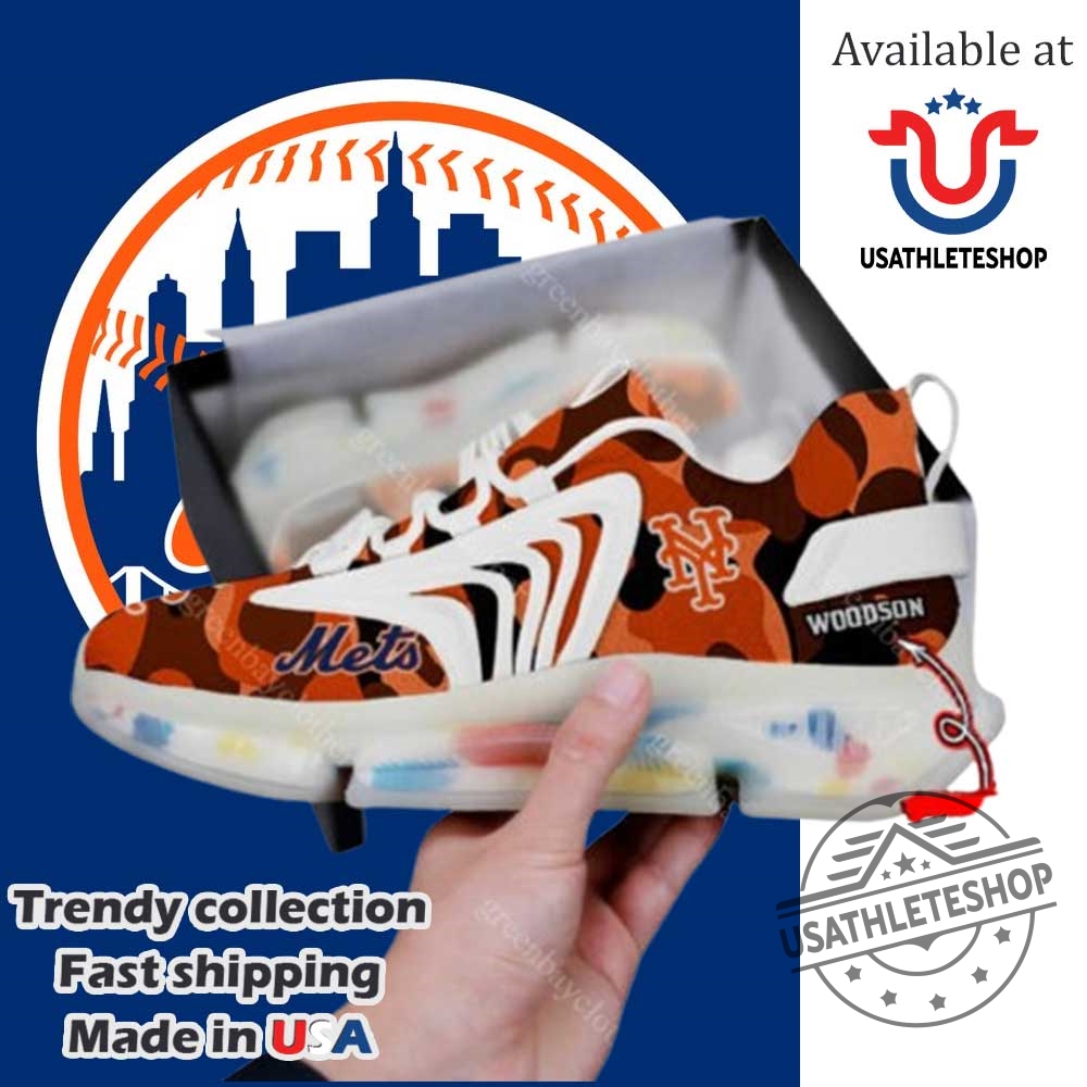 "Top 5 Vintage and Custom New York Yankees Sneakers for Fans" 10 Custom New York Mets Camo Sneakers Personalized Name Sports Shoes With Colorful Sole