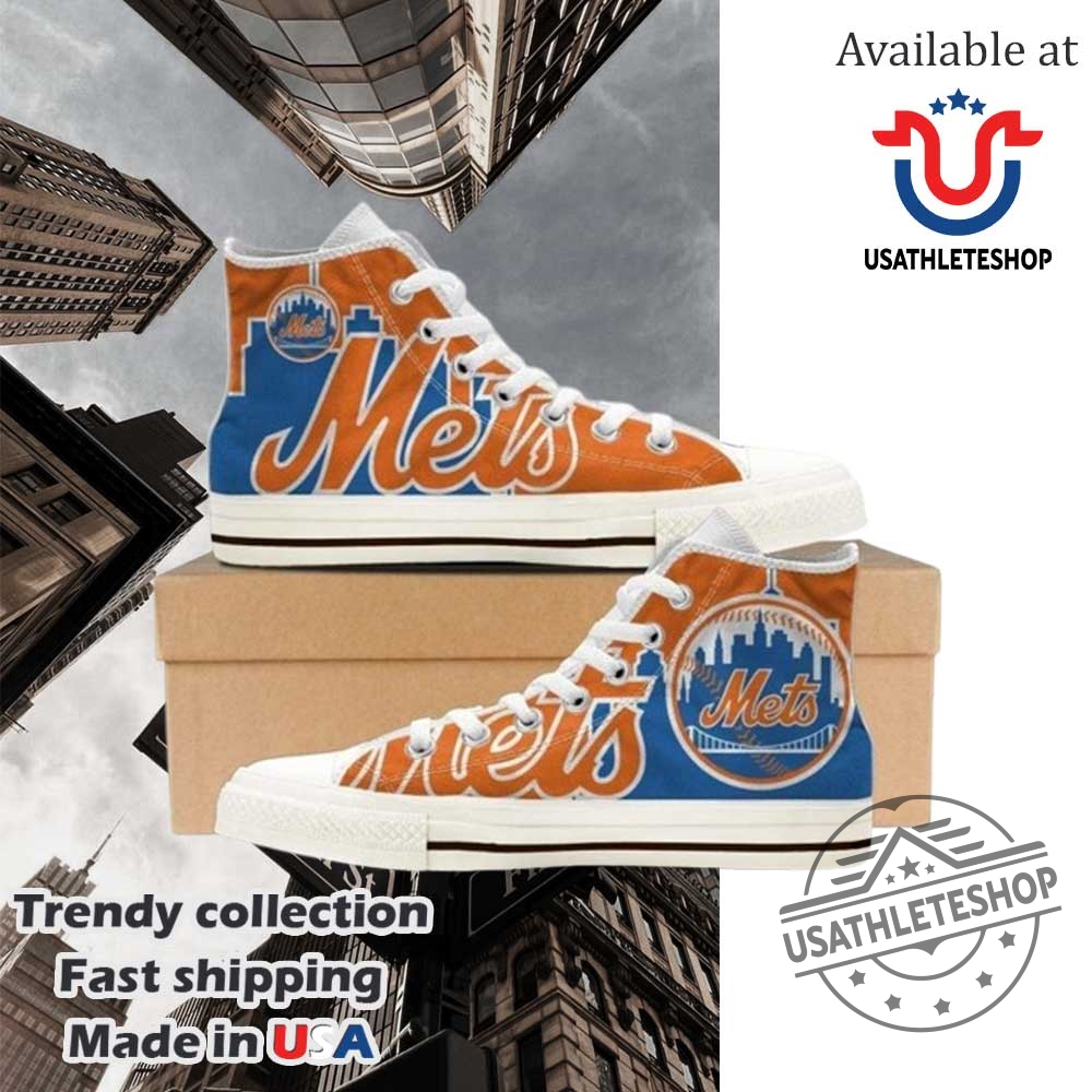 New York Mets Mens High Top Sneakers High Top 5 New York Mets Mens High Top Sneakers High Top