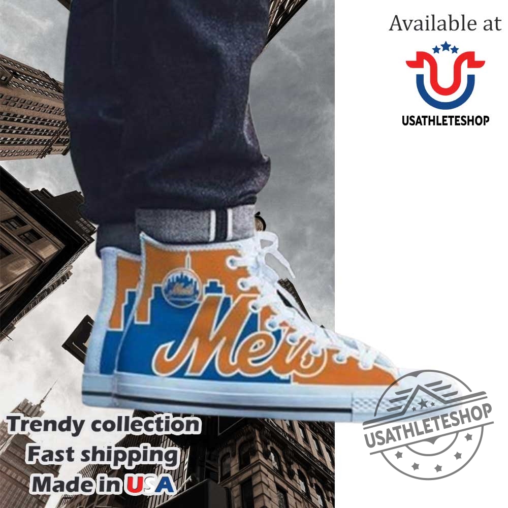 New York Mets Mens High Top Sneakers High Top 6 New York Mets Mens High Top Sneakers High Top
