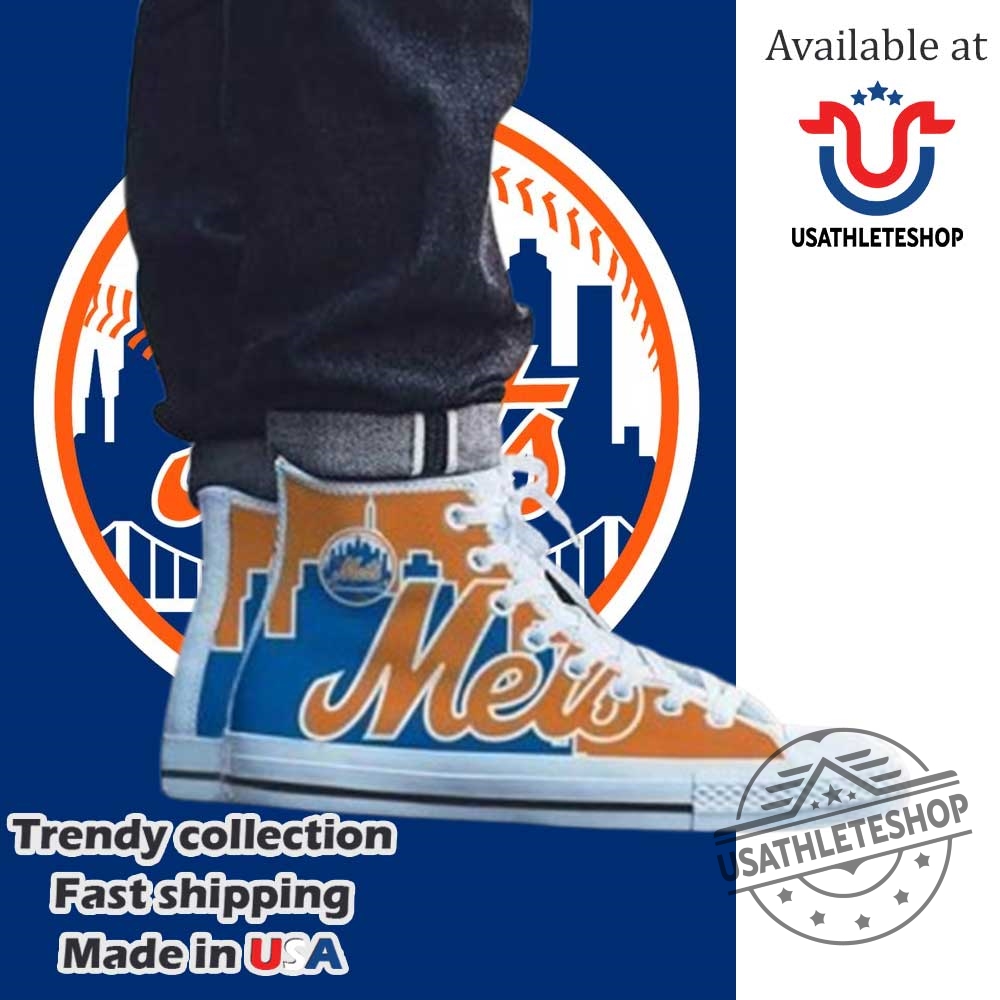 New York Mets Mens High Top Sneakers High Top 7 New York Mets Mens High Top Sneakers High Top