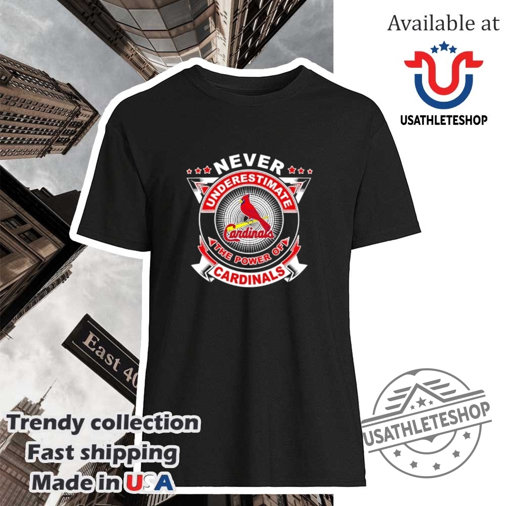 "Express Your Team Pride with Custom Gameday Shirts for Fans" 23 Never Underestimate The Power Of The St. Louis Cardinals Shirt