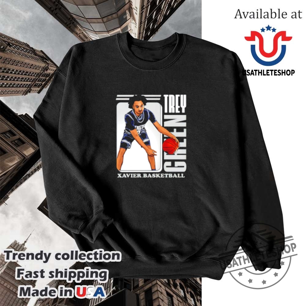 Trey Green Xavier Baseball Illustrated Shirt 5 Trey Green Xavier baseball Illustrated shirt