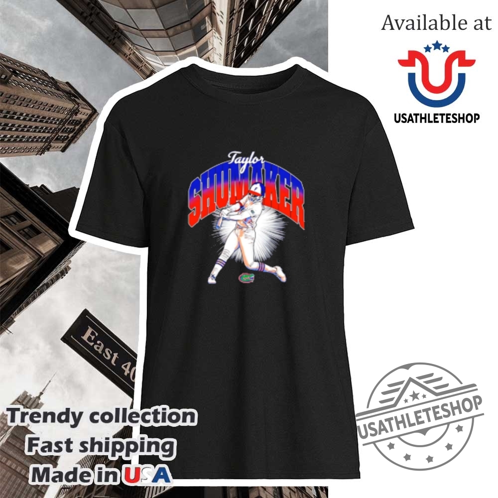 "Express Your Team Pride with Custom Gameday Shirts for Fans" 35 Taylor Shumaker Florida Softball Player Collage Shirt