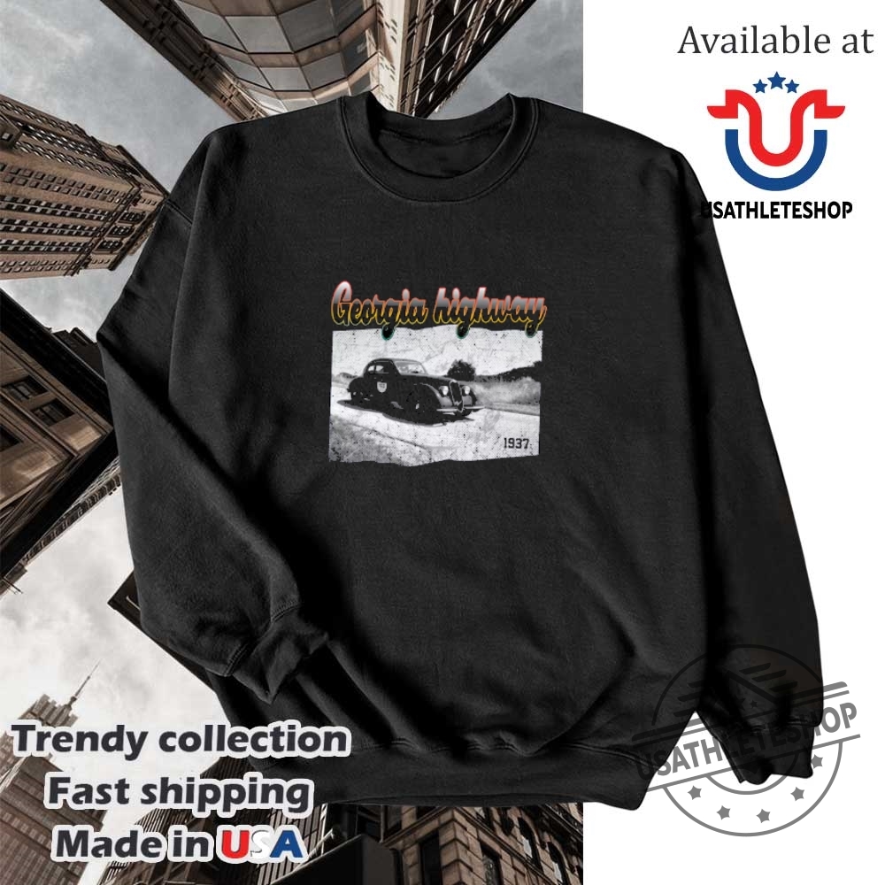 Georgia Highway 1937 Tshirt Retro Graphic Tee For Road Trip Lovers 5 Georgia Highway 1937 T-Shirt Retro Graphic Tee for Road Trip Lovers
