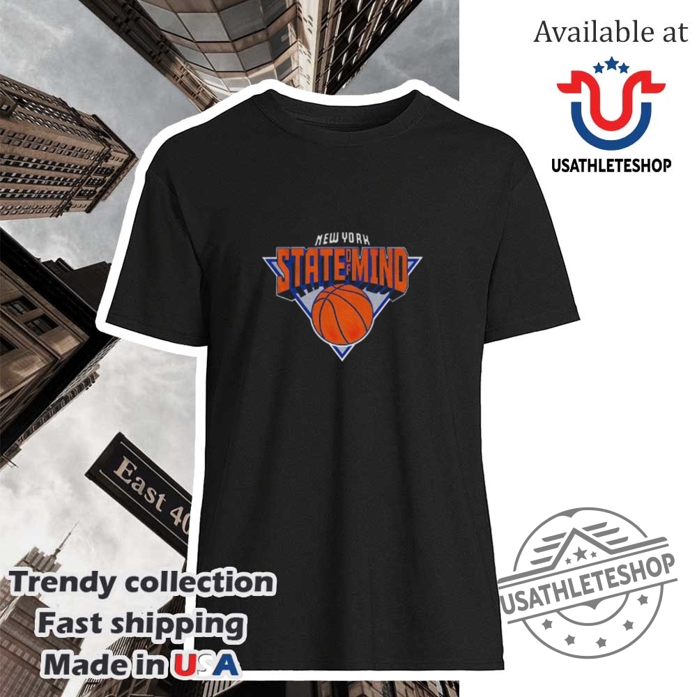 "Top 5 Must-Have Sports Shirts for 2025: Celebrate in Style!" 28 New York Knicks State Of Mind Shirt