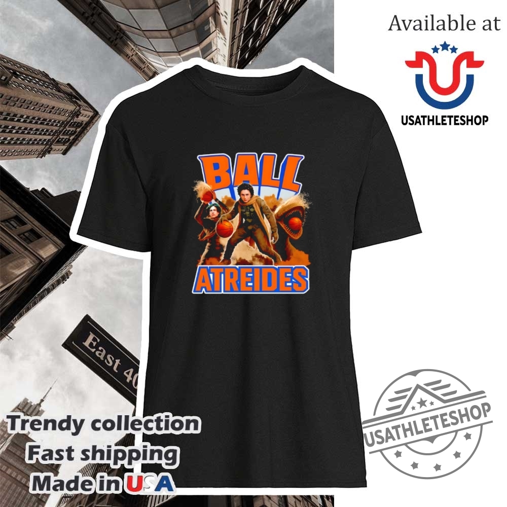 "Top 5 Must-Have Sports Shirts for 2025: Celebrate in Style!" 35 New York Knicks Ball Atreides Shirt