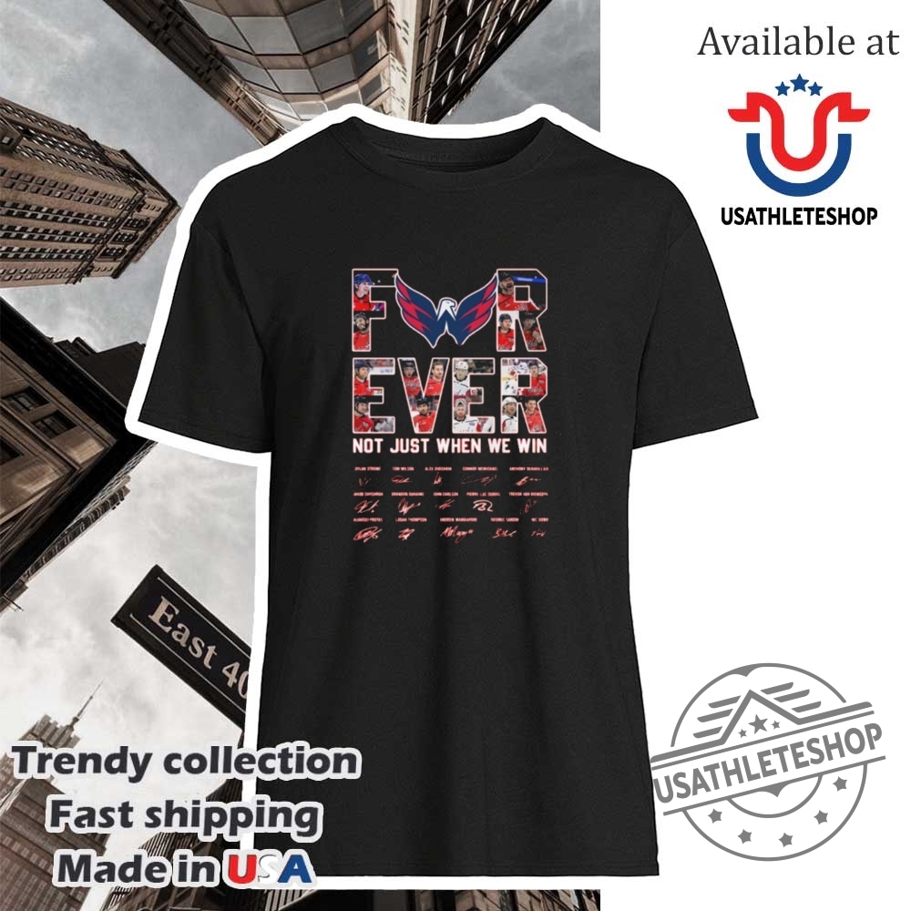 "Top 5 Must-Have Sports Shirts for 2025: Celebrate in Style!" 38 Washington Nationals Forever Fan Not Just When We Win 2025 Tshirt