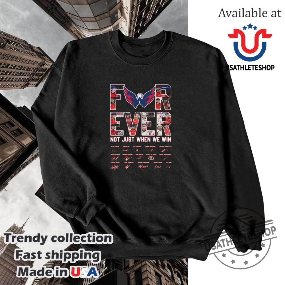 Washington Nationals Forever Fan Not Just When We Win 2025 Tshirt 5 Washington Nationals Forever Fan Not Just When We Win 2025 T-Shirt