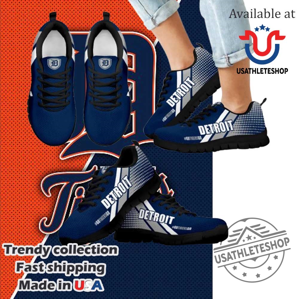 "Custom MLB Sneakers: Arizona Diamondbacks and Los Angeles Dodgers Specials" 11 Go Detroit Tigers Go Detroit Tigers Sneakers Black Sole
