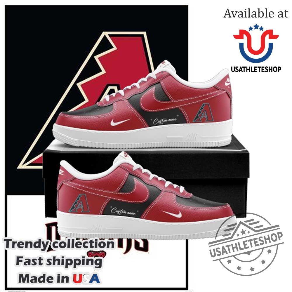 "Custom MLB Sneakers: Diamondbacks and Dodgers Personalized Shoe Collection" 2 Arizona Diamondbacks Air Force Shoes Men Women Sneakers Ultra Sneakers