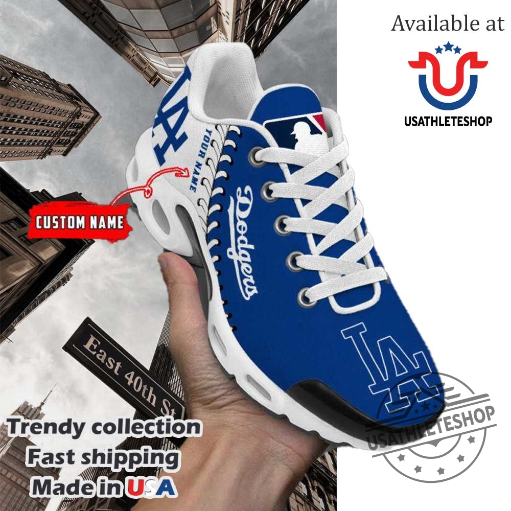 Los Angeles Dodgers Mlb Personalized Air Max Plus Shoes 3 Los Angeles Dodgers MLB Personalized Air Max Plus Shoes