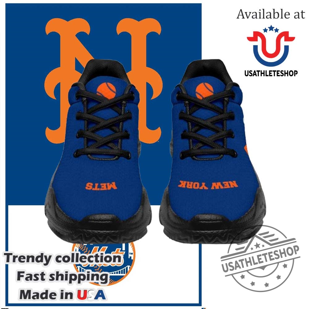 Edition Chunky Sneakers With Line New York Mets Shoes 7 Edition Chunky Sneakers With Line New York Mets Shoes