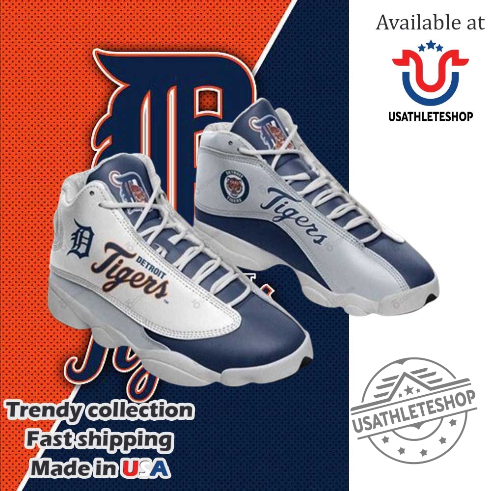 "Custom MLB Sneakers: Diamondbacks and Dodgers Personalized Shoe Collection" 11 Mlb Detroit Tigers Air Jordan 13 Shoes