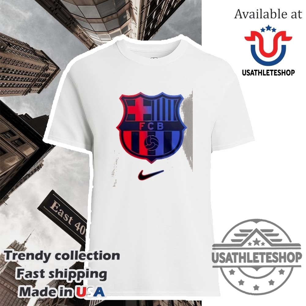 "Celebrate Barcelona's 2024-2025 La Liga Triumph with Exclusive Shirts" 7 Fc Barcelona La Liga Winners 2025 El Nostre Nike Logo Shirt
