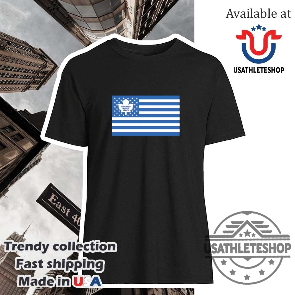 "Celebrate Barcelona's 2024-2025 La Liga Triumph with Exclusive Shirts" 20 Toronto Maple Leafs American Flag Shirt