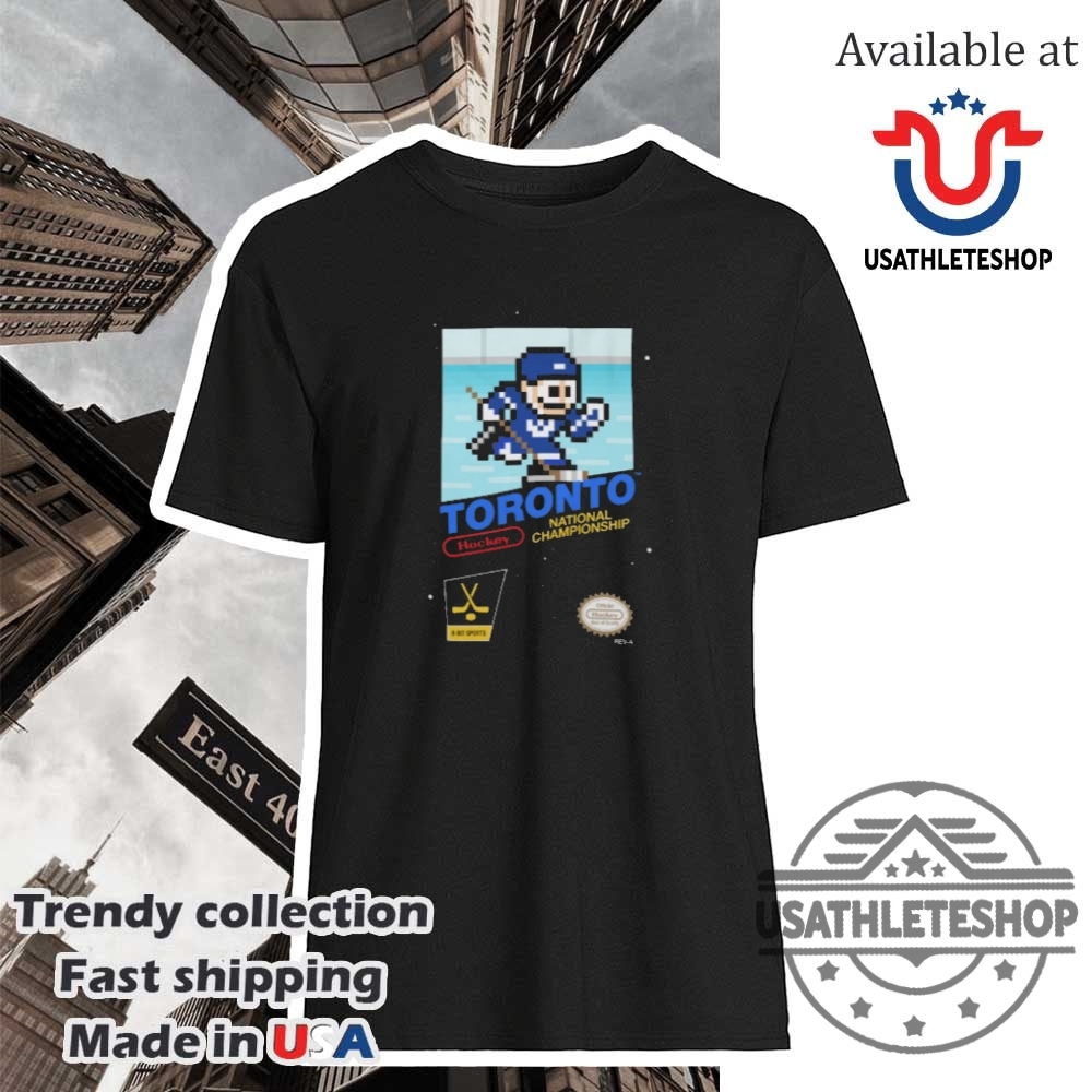 "Celebrate Barcelona's 2024-2025 La Liga Triumph with Exclusive Shirts" 22 Oronto Maple Leafs Home 8Bit Videogame Cart Shirt