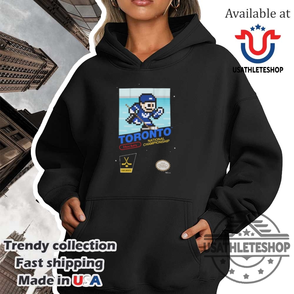 Oronto Maple Leafs Home 8Bit Videogame Cart Shirt 4 oronto Maple Leafs Home 8-bit Videogame Cart Shirt
