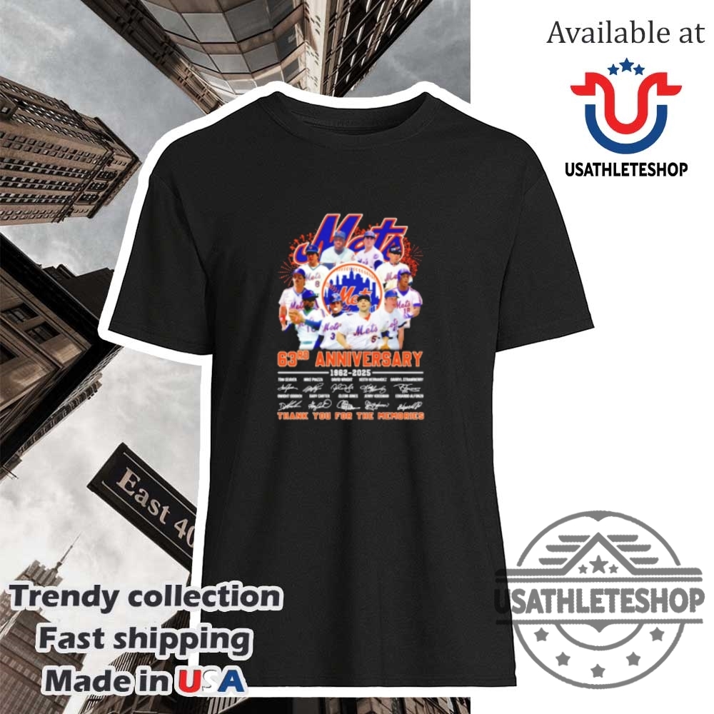"Celebrate Barcelona's 2024-2025 La Liga Triumph with Exclusive Shirts" 25 New York Mets 63Rd Anniversary 1962 2025 Thank You Shirt