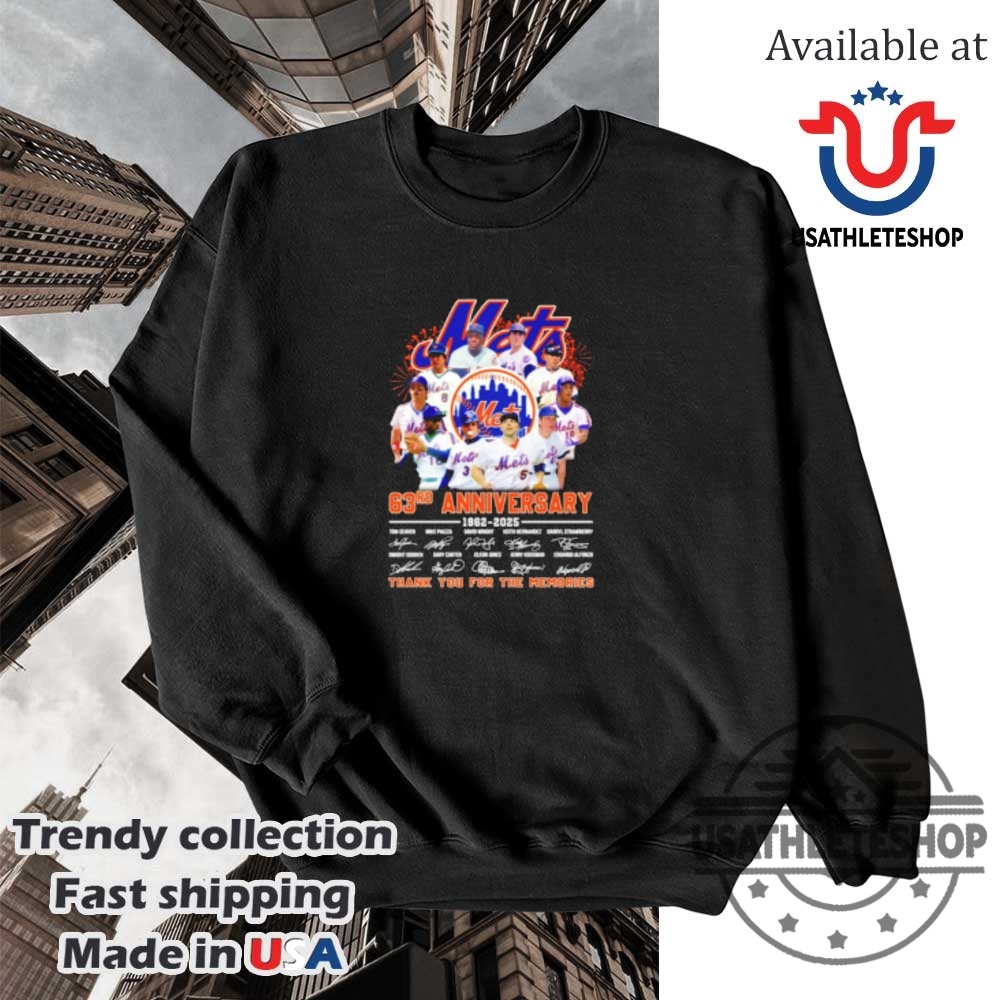 New York Mets 63Rd Anniversary 1962 2025 Thank You Shirt 5 New York Mets 63rd Anniversary 1962 2025 thank you shirt