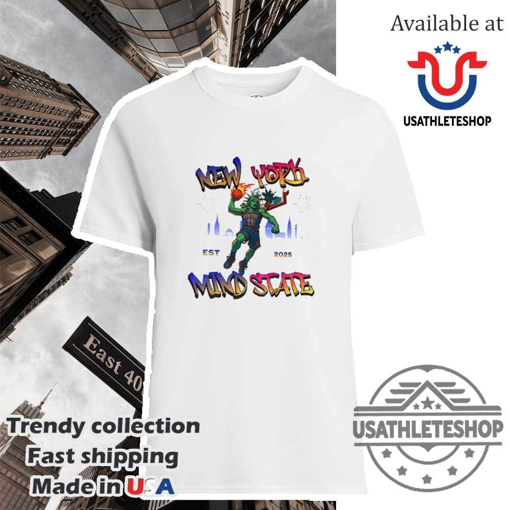 "Celebrate Barcelona's 2024-2025 La Liga Triumph with Exclusive Shirts" 31 New York Knicks Basketball Jalen Brunson New York Mind State Est 2025 Shirt