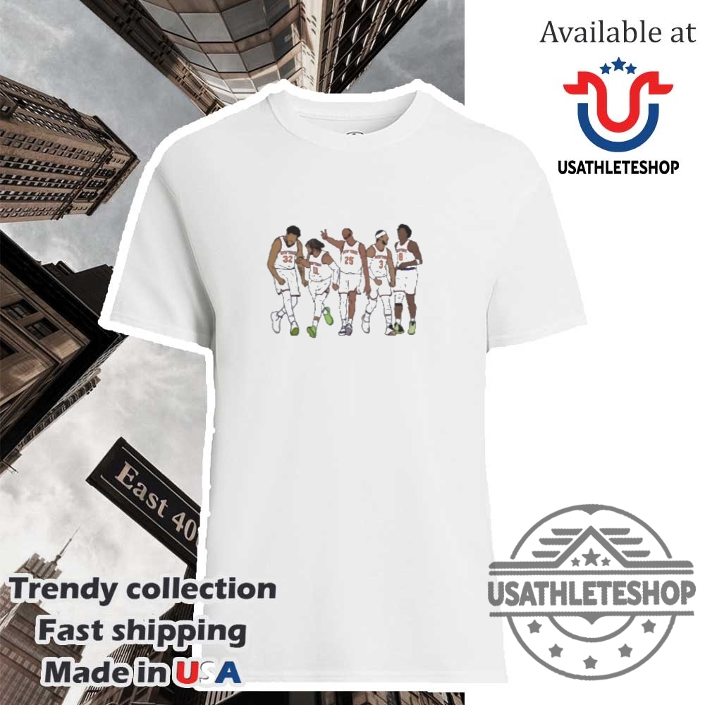 "Celebrate Barcelona's 2024-2025 La Liga Triumph with Exclusive Shirts" 32 New York Knicks Kat Brunson Mikal Hart And Og Shirt