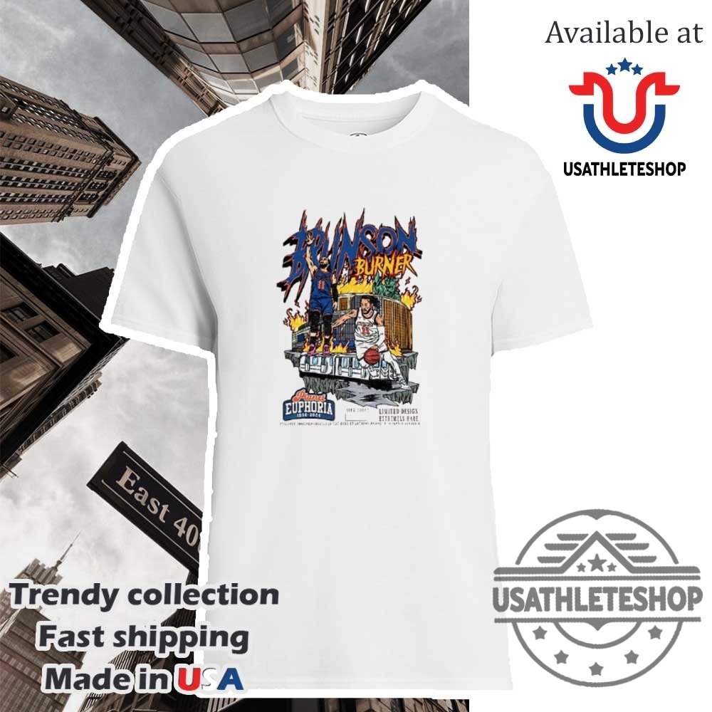 "Celebrate Barcelona's 2024-2025 La Liga Triumph with Exclusive Shirts" 34 Jalen Brunson New York Knicks Nba Basketball Players Shirt