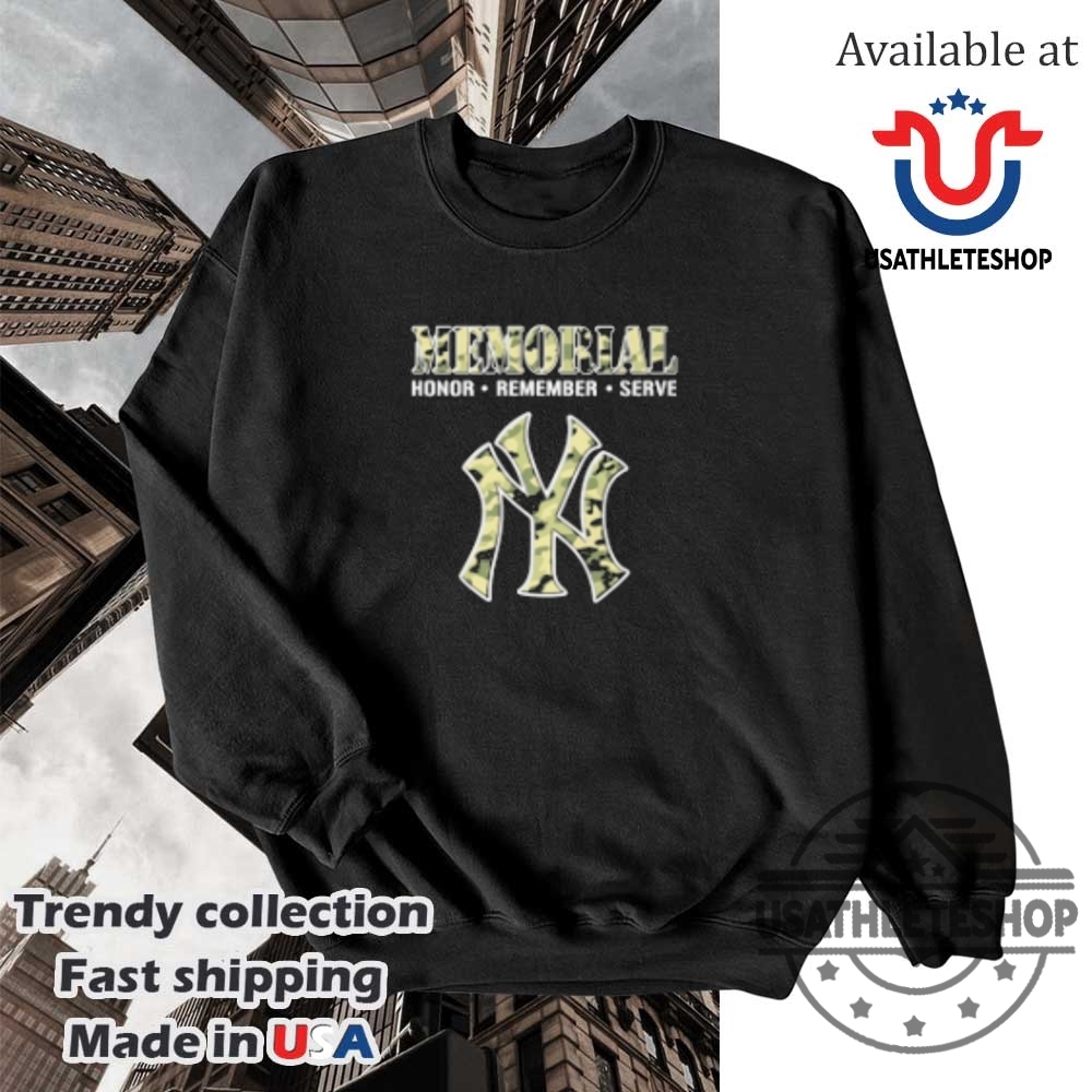 New York Yankees Memorial Honor Remember Serve Tshirts 5 New York Yankees Memorial Honor Remember Serve T-shirts