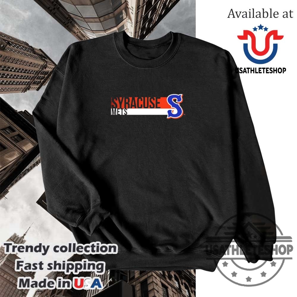 Syracuse Mets Baseball Fade Shirt 5 Syracuse Mets baseball fade shirt