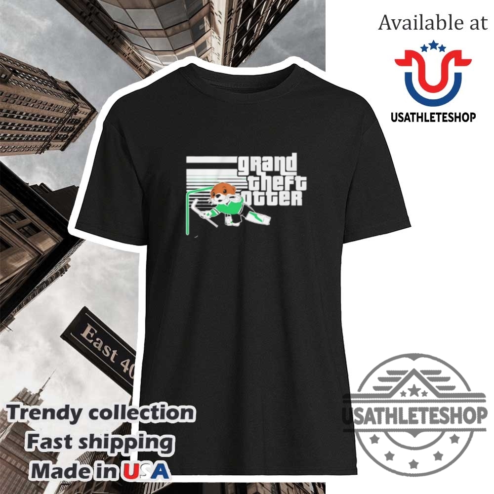 Discover the Best New York Yankees Themed Shirts for 2025 Fans! 28 Jake Oettinger Grand Theft Otter Dallas Stars Shirt