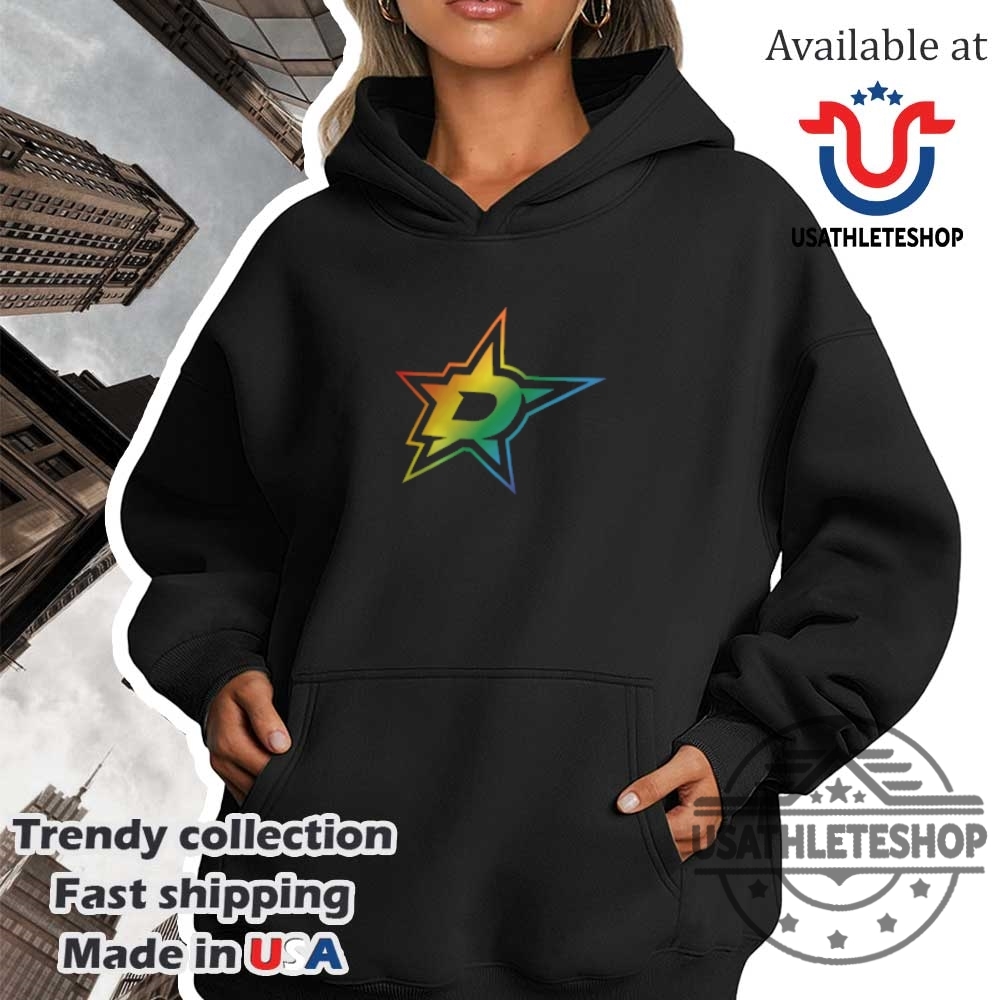 Dallas Stars Black Team Pride Shirt 4 Dallas Stars Black Team Pride Shirt