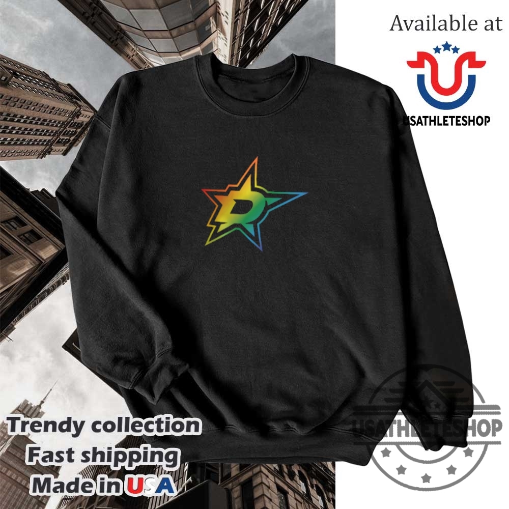 Dallas Stars Black Team Pride Shirt 5 Dallas Stars Black Team Pride Shirt