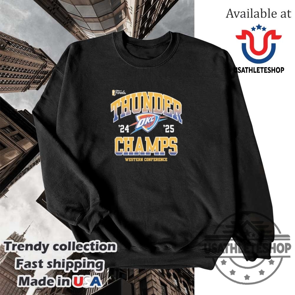Oklahoma City Thunder Nba Finals 20242025 Pride Western Conference Champions Shirt 5 Oklahoma City Thunder NBA Finals 2024-2025 Pride Western Conference Champions Shirt