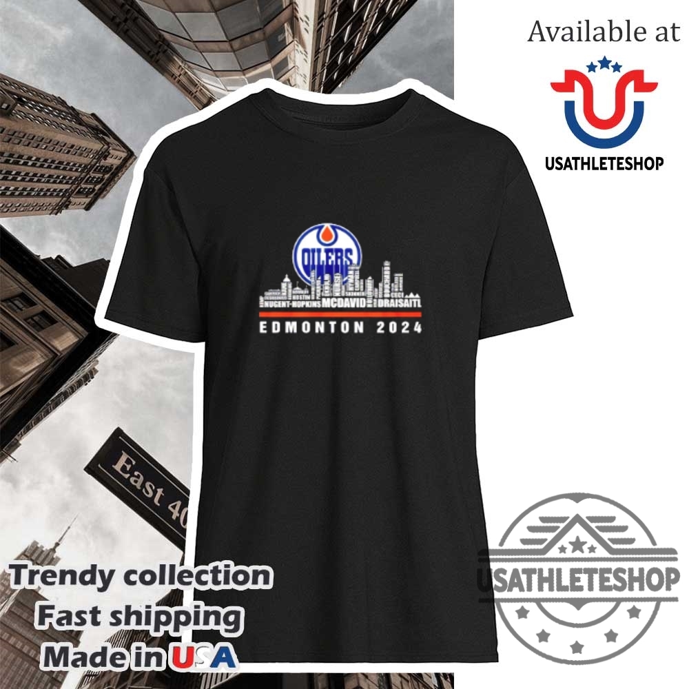 Discover the Best New York Yankees Themed Shirts for 2025 Fans! 40 Edmonton Oilers Hockey Team Names Skyline 2024 Stanley Cup Shirt