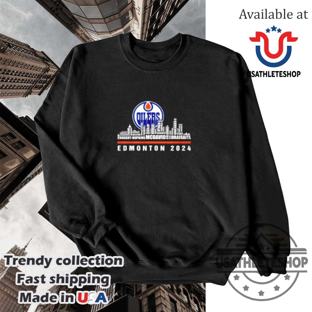 Edmonton Oilers Hockey Team Names Skyline 2024 Stanley Cup Shirt 5 Edmonton Oilers Hockey team names skyline 2024 Stanley Cup shirt