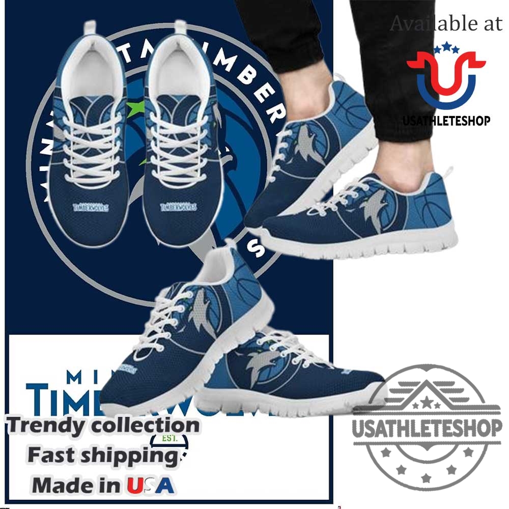 Minnesota Timberwolves Running Shoes White Sole Lightweight Nba Sneakers 3 Minnesota Timberwolves Running Shoes – White Sole Lightweight NBA Sneakers