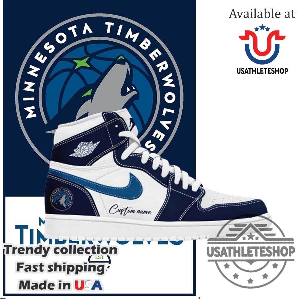 Minnesota Timberwolves Air Jordan 1 Sneakers Nba Playoffs Edition Basketball Shoes 3 Minnesota Timberwolves Air Jordan 1 Sneakers – NBA Playoffs Edition Basketball Shoes