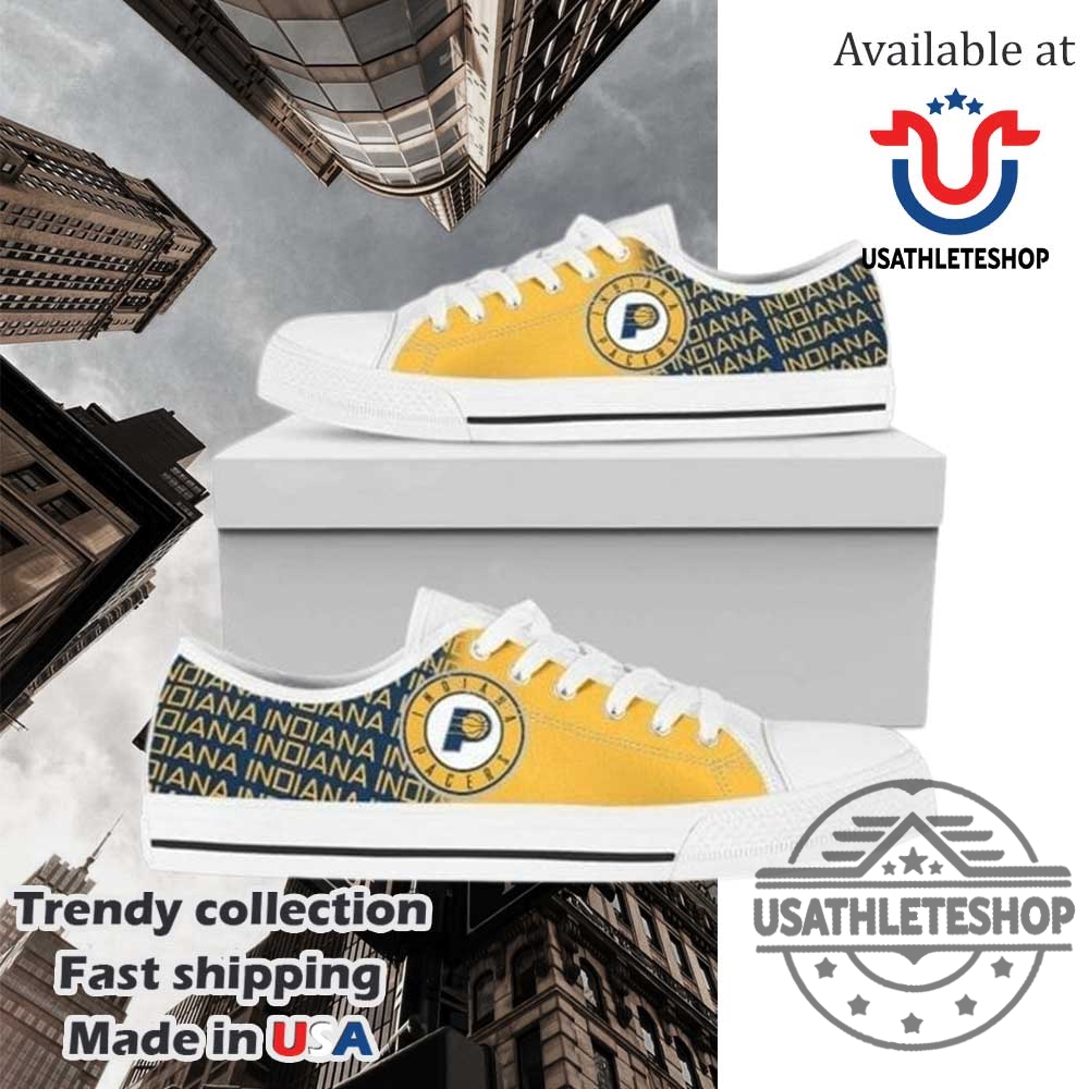 Indiana Pacers Low Top Shoes White Sole Custom Nba Basketball Sneakers 3 Indiana Pacers Low Top Shoes – White Sole Custom NBA Basketball Sneakers
