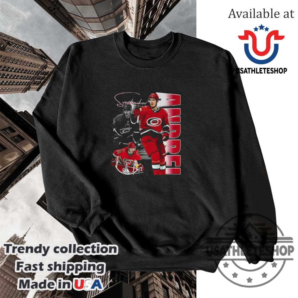 Andrei Svechnikov Carolina Ice Hockey Vintage 90S Bootleg Shirt