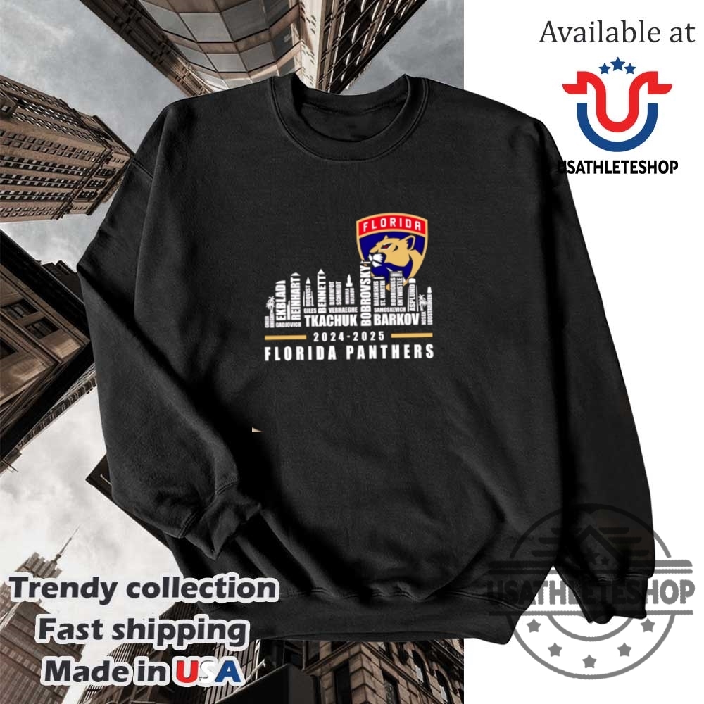 Skyline 2024 2025 Florida Panthers Name Shirt 5 Skyline 2024 2025 Florida Panthers name shirt