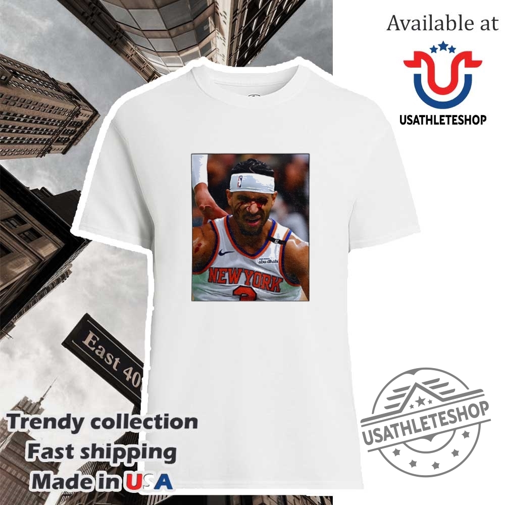 "Shop 2025 Oklahoma City Thunder and Knicks NBA Playoffs T-Shirts" 6 Josh Hart Of New York Knicks Nba Basketball Playoffs 2025 Shirt