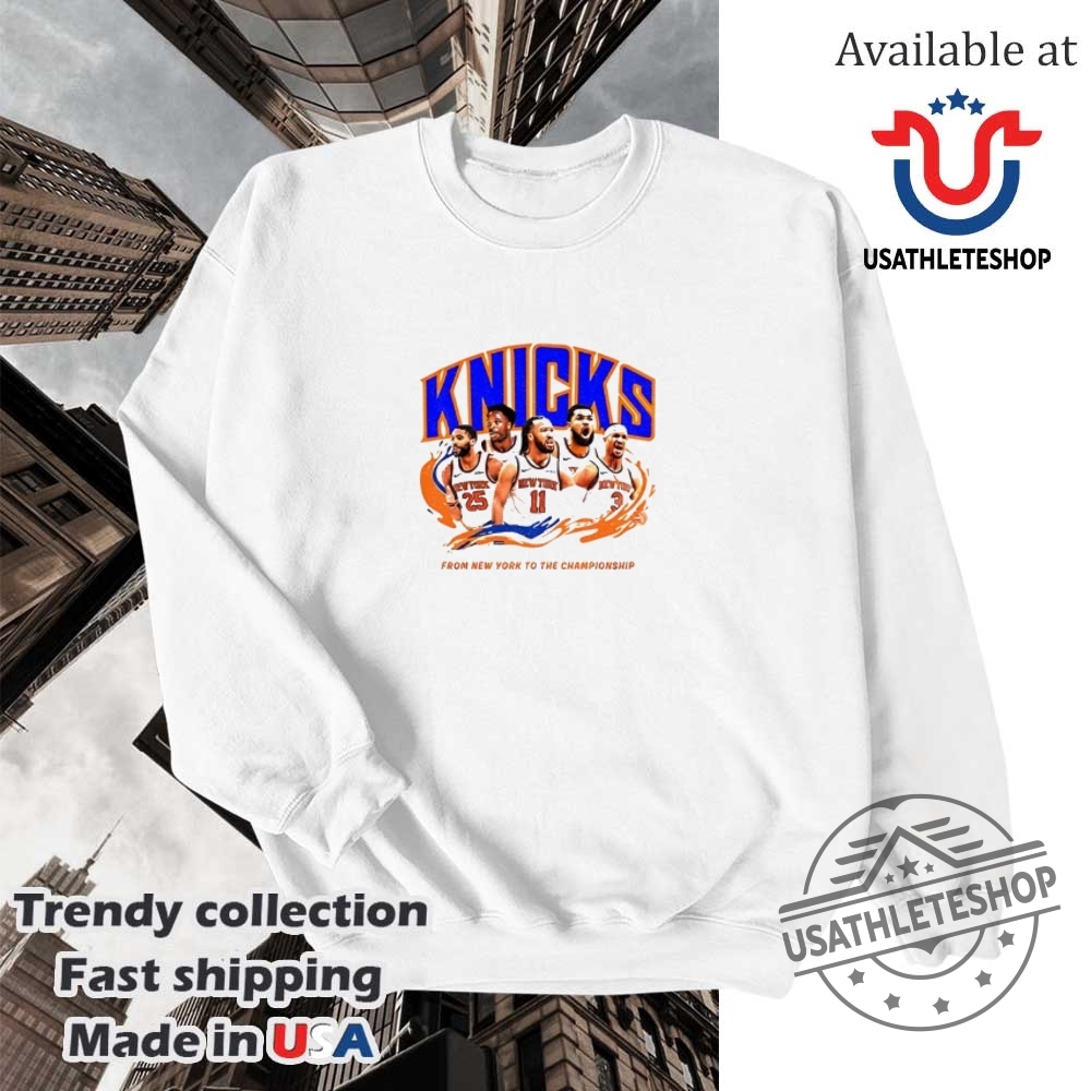 New York Knicks Road To Nba Finals 2025 From New York To The Championship Shirt 5 New York Knicks road to NBA Finals 2025 from New York to the Championship shirt