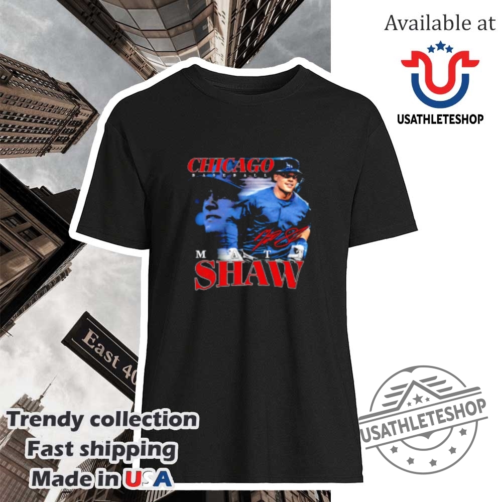 "Shop 2025 Oklahoma City Thunder and Knicks NBA Playoffs T-Shirts" 13 Matt Shaw Chicago Cubs Grunge Signature Shirt