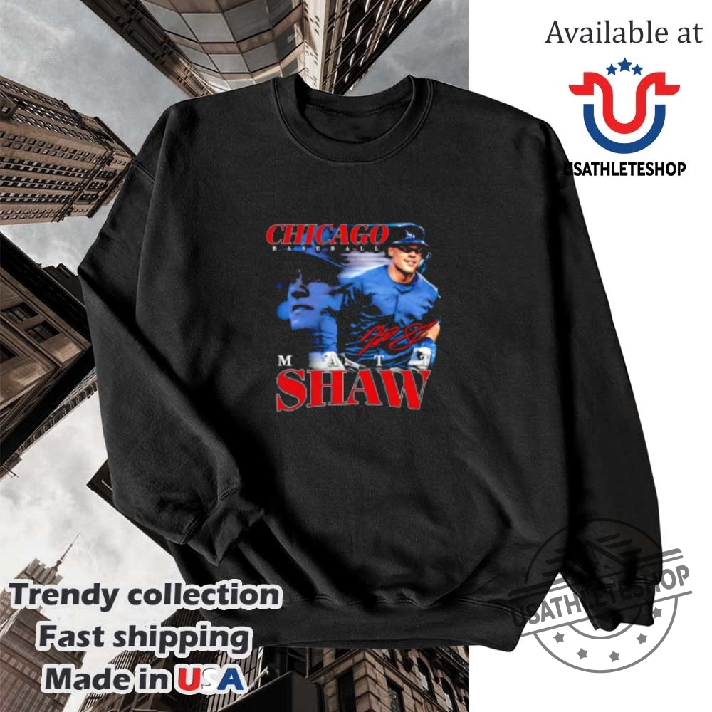 Matt Shaw Chicago Cubs Grunge Signature Shirt 5 Matt Shaw Chicago Cubs Grunge Signature shirt