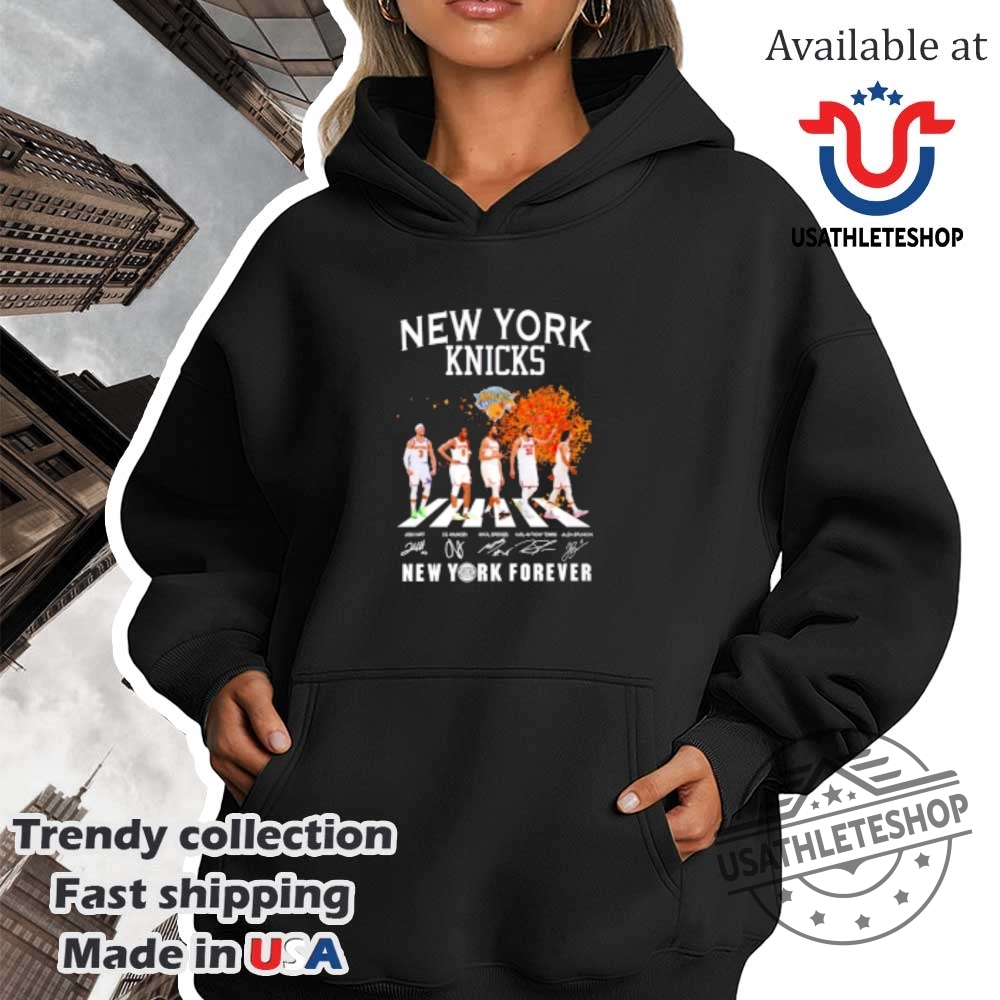 New York Knicks Players Walking New York Forever Signatures Shirt 4 New York Knicks Players Walking New York Forever Signatures shirt