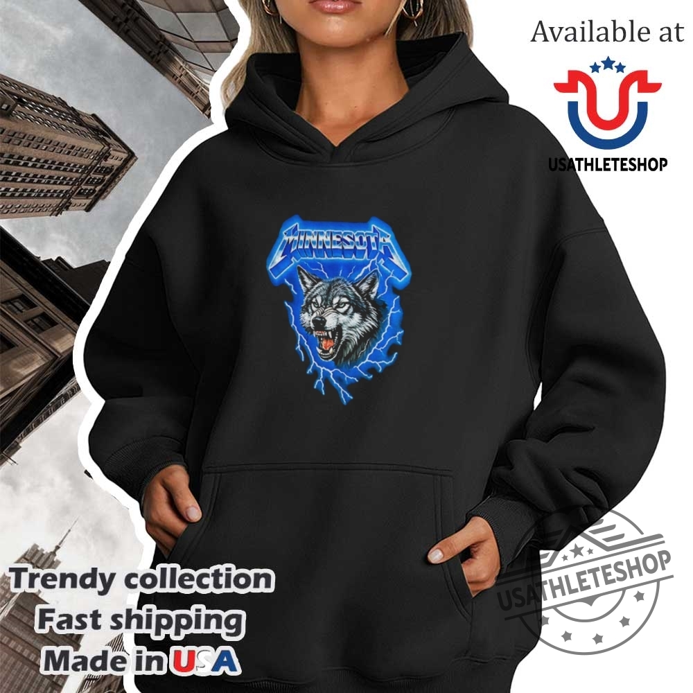 Minnesota Lightning Wolf Shirt 4 Minnesota lightning wolf shirt