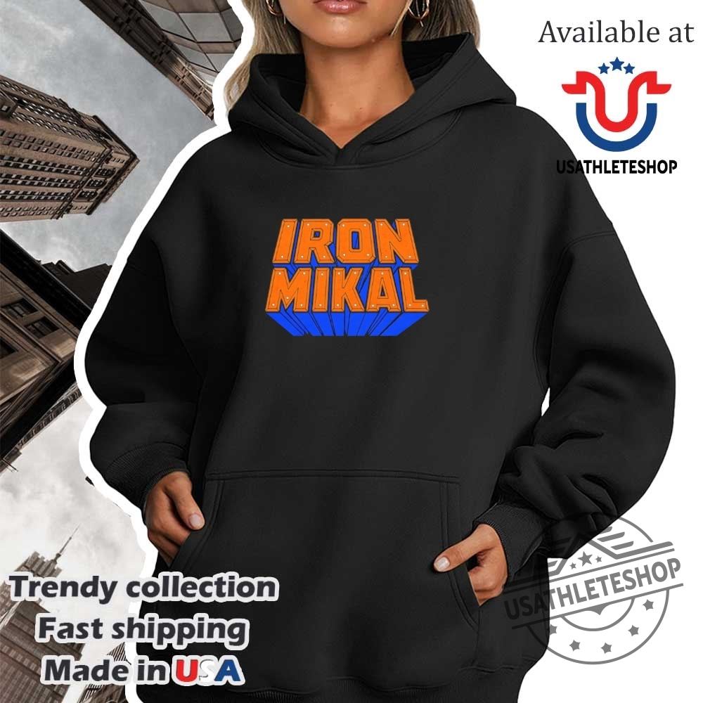Iron Mikal Bridges New York Knicks Shirt 4 Iron Mikal Bridges New York Knicks shirt